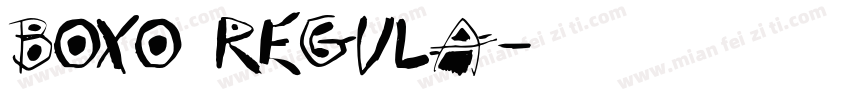 Boxo Regula字体转换